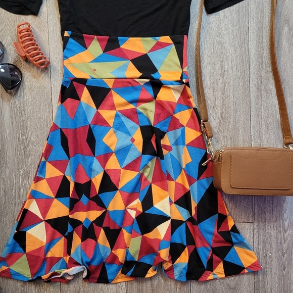 Color Block Skirt - Picture 5 of 6